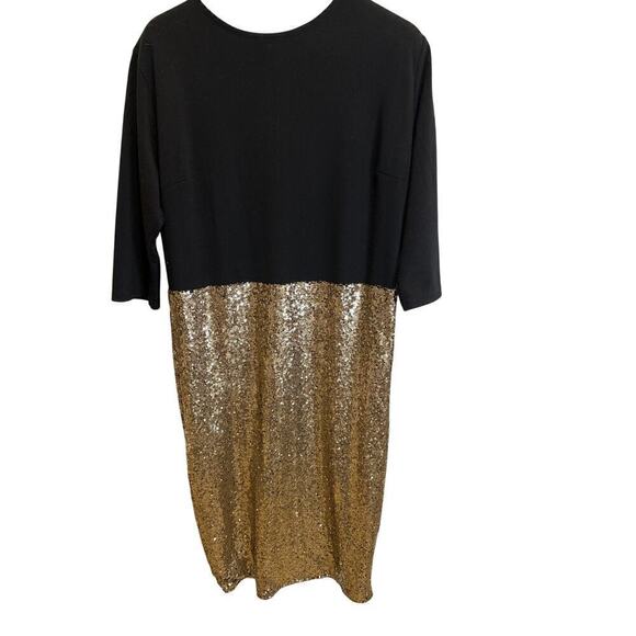 Club L Dress, Black and Gold, Women’s size 22, gorgeous plus size dress - Picture 2 of 6